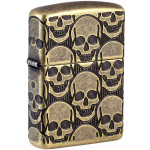 Запальничка Zippo (Зіппо) Armor® Antique Brass Cackling Cranium 46302