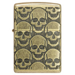 Запальничка Zippo (Зіппо) Armor® Antique Brass Cackling Cranium 46302