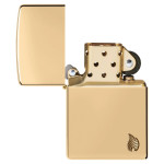 Запальничка Zippo (Зіппо) Armor® High Polish Brass Flame Design 46397