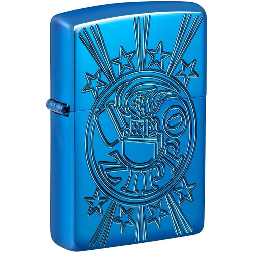 Запальничка  Zippo (Зіппо) Armor HP Blue Starburst 46851