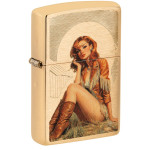 Зажигалка Zippo (Зиппо) Western Pinup 46962