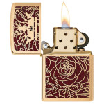 Запальничка Zippo (Зіппо) Queen of Bud Passionate Rose and Crown 47108