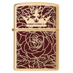 Запальничка Zippo (Зіппо) Queen of Bud Passionate Rose and Crown 47108