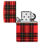 Зажигалка Zippo (Зиппо) Red Plaid Design 46352