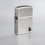 Зажигалка Zippo (Зиппо) Armor® Antique Silver Plt Flame Design 46399