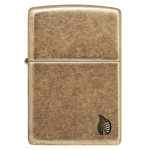 Зажигалка Zippo (Зиппо) Armor® Antique Brass Flame Design 46400