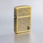Зажигалка Zippo (Зиппо) Armor® Antique Brass Flame Design 46400