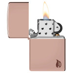 Зажигалка Zippo (Зиппо) Armor® High Polish Rose Gold Flame Design 46401