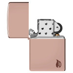 Зажигалка Zippo (Зиппо) Armor® High Polish Rose Gold Flame Design 46401