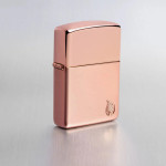 Зажигалка Zippo (Зиппо) Armor® High Polish Rose Gold Flame Design 46401