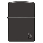 Зажигалка Zippo (Зиппо) Armor® High Polish Black Flame Design 46402