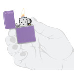 Зажигалка Zippo (Зиппо) Smoky Lavender Zippo Logo 46681 ZL