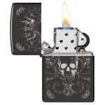 Зажигалка Zippo (Зиппо) Royal Skull Design 46699