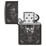 Зажигалка Zippo (Зиппо) Royal Skull Design 46699