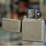 Зажигалка Zippo (Зиппо) ANTIQUE SILVER PLATE 121FB