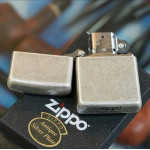Зажигалка Zippo (Зиппо) ANTIQUE SILVER PLATE 121FB