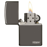 Зажигалка Zippo (Зиппо) BLACK ICE w/ZIPPO LOGO 150 ZL