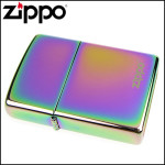 Набор Zippo (Зиппо) Зажигалка SPECTRUM ZIPPO LOGO 151ZL + Топливо 125мл + набор Кремней