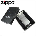 Зажигалка Zippo (Зиппо) узкая BRUSH FINISH CHROME 1600