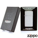 Зажигалка Zippo (Зиппо) узкая BRUSH FINISH CHROME 1600