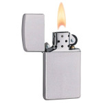 Зажигалка Zippo (Зиппо) узкая SATIN CHROME 1605