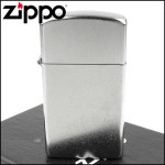 Зажигалка Zippo (Зиппо) узкая STREET CHROME 1607