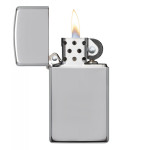 Зажигалка Zippo (Зиппо) узкая HIGH POLISH CHROME 1610
