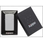 Зажигалка Zippo (Зиппо) узкая HIGH POLISH CHROME 1610