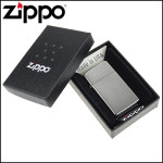 Зажигалка Zippo (Зиппо) узкая RIBBON HIGH POLISH CHROME 1615