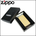 Зажигалка Zippo (Зиппо) узкая HIGH POLISH BRASS 1654B