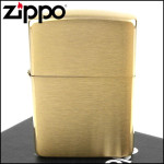 Зажигалка Zippo (Зиппо) BRUSHED BRASS ARMOR 168