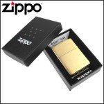 Зажигалка Zippo (Зиппо) BRUSHED BRASS ARMOR 168