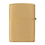 Зажигалка Zippo (Зиппо) BRUSHED BRASS ARMOR 168