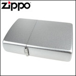 Набор Zippo (Зиппо) Зажигалка CLASSIC Satin Chrome 205 + кожаный чехол Zippo + топливо Zippo 125мл + набор из 6 кремней Zippo в блиcтере