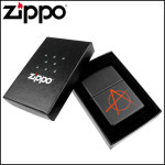 Зажигалка Zippo (Зиппо) BLACK MATTE ANARCHY 20842