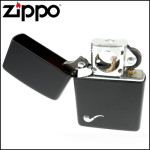 Запальничка Zippo (Зіппо) для трубки BLACK MATTE PIPE LIGHTER 218PL