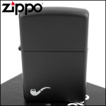Запальничка Zippo (Зіппо) для трубки BLACK MATTE PIPE LIGHTER 218PL