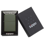 Зажигалка Zippo (Зиппо) Regular Green Matte 221