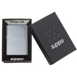 Зажигалка Zippo (Зиппо) VINTAGE BRUSHED CHROME 230