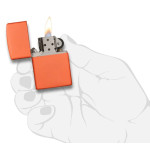 Зажигалка Zippo (Зиппо) REGULAR ORANGE MATTE 231