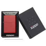 Зажигалка Zippo (Зиппо) Regular Red Matte 233