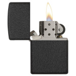 Зажигалка Zippo (Зиппо) BLACK CRACKLE 236