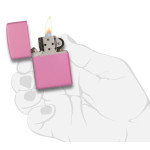 Зажигалка Zippo (Зиппо) REGULAR PINK MATTE 238