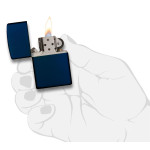 Зажигалка Zippo (Зиппо) 239 NAVY MATTE w/ZIPPO LOGO 239