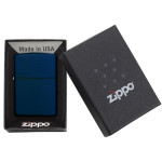 Зажигалка Zippo (Зиппо) 239 NAVY MATTE w/ZIPPO LOGO 239