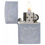 Зажигалка Zippo (Зиппо) HEART TO HEART 24016