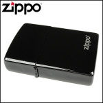 Зажигалка Zippo (Зиппо) EBONY W/ZIPPO LOGO 24756ZL