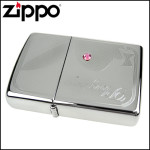 Зажигалка Zippo (Зиппо) PLAYBOY BUNNY W/PINK SWAROVSKI 24789