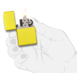 Зажигалка Zippo (Зиппо) REG LEMON MATTE LTR 24839