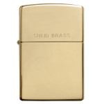 Зажигалка Zippo (Зиппо) SOLID BRASS 254